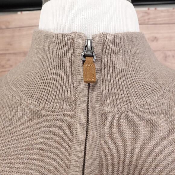 Roundtree & Yorke Sweater Mens 2XL Quarter Zip Pullover Lightweight Knit Casual - Picture 3 of 10
